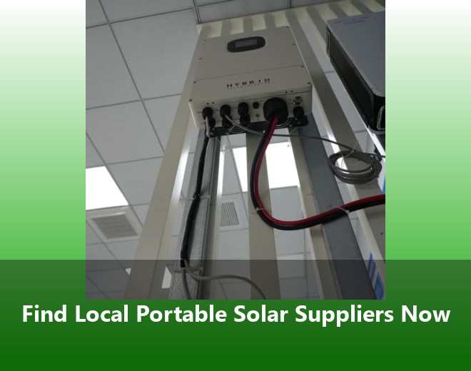Find Local Portable Solar Suppliers Now